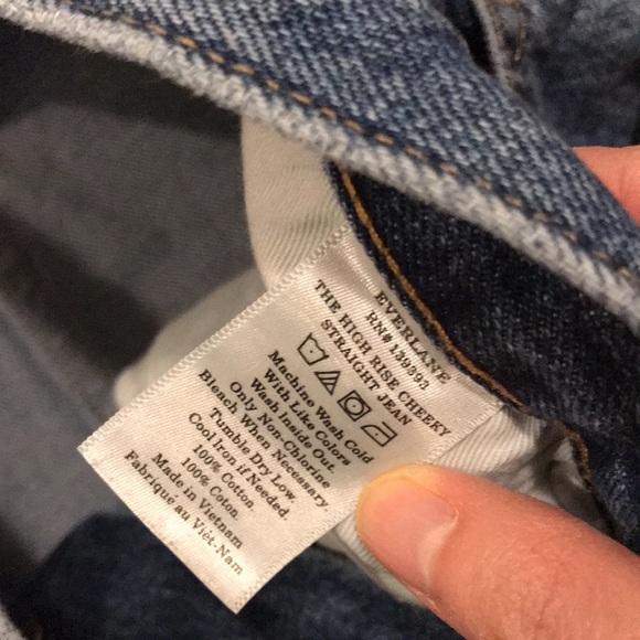 Everlane the high rise cheeky straight jean - Picture 11 of 15